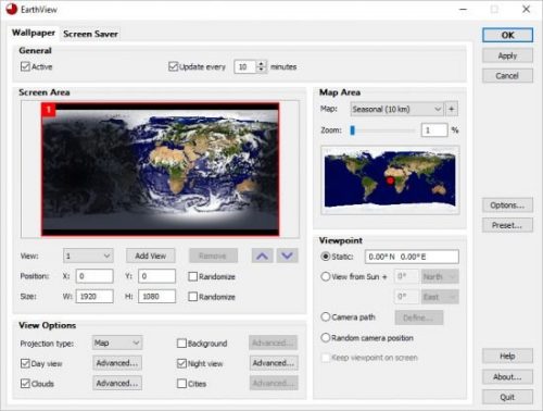 download the new version EarthView 7.7.4