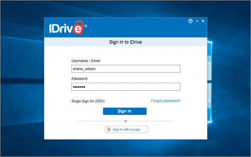 free idrive download